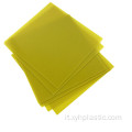 Foglio laminato in vetro epossidico giallo spessore 2 mm 3240